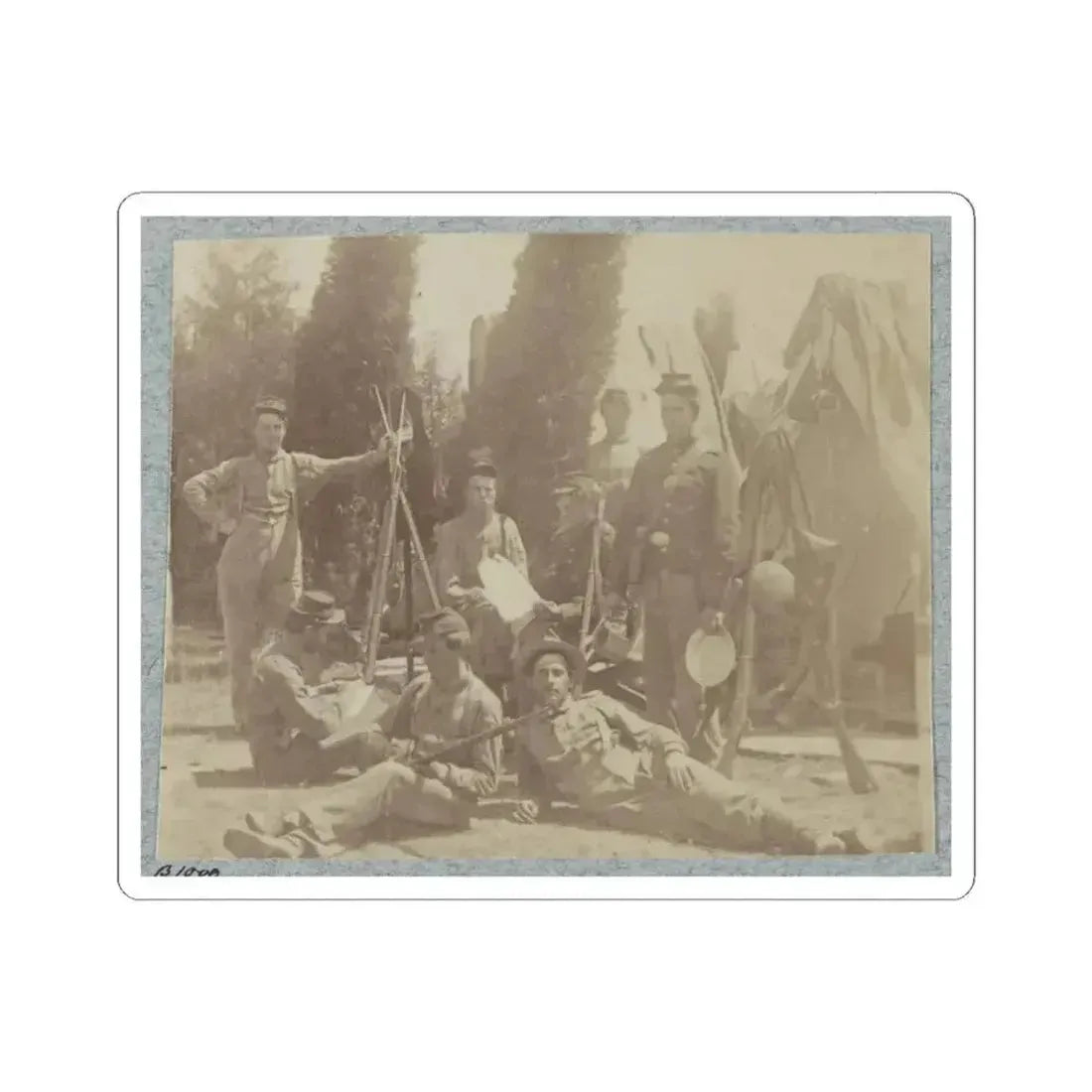 33D New York Infantry 010 (U.S. Civil War) STICKER Vinyl Kiss-Cut Decal 6 Inch White - The Sticker Space