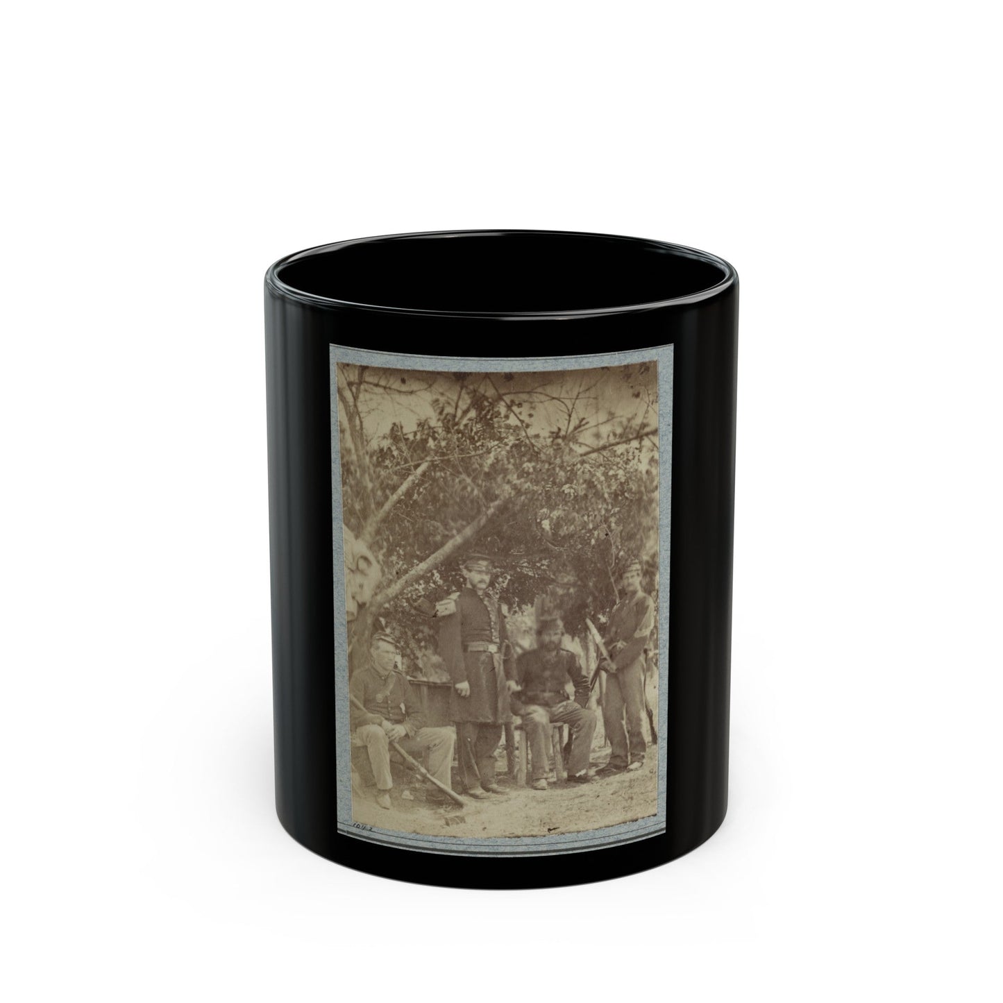 33d New York Infantry (U.S. Civil War) Black Coffee Mug-11oz-The Sticker Space