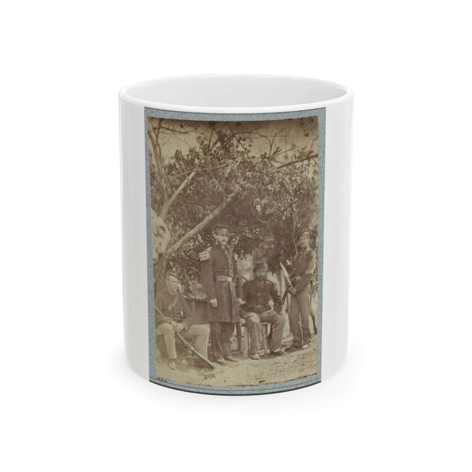 33d New York Infantry (U.S. Civil War) White Coffee Mug-11oz-The Sticker Space