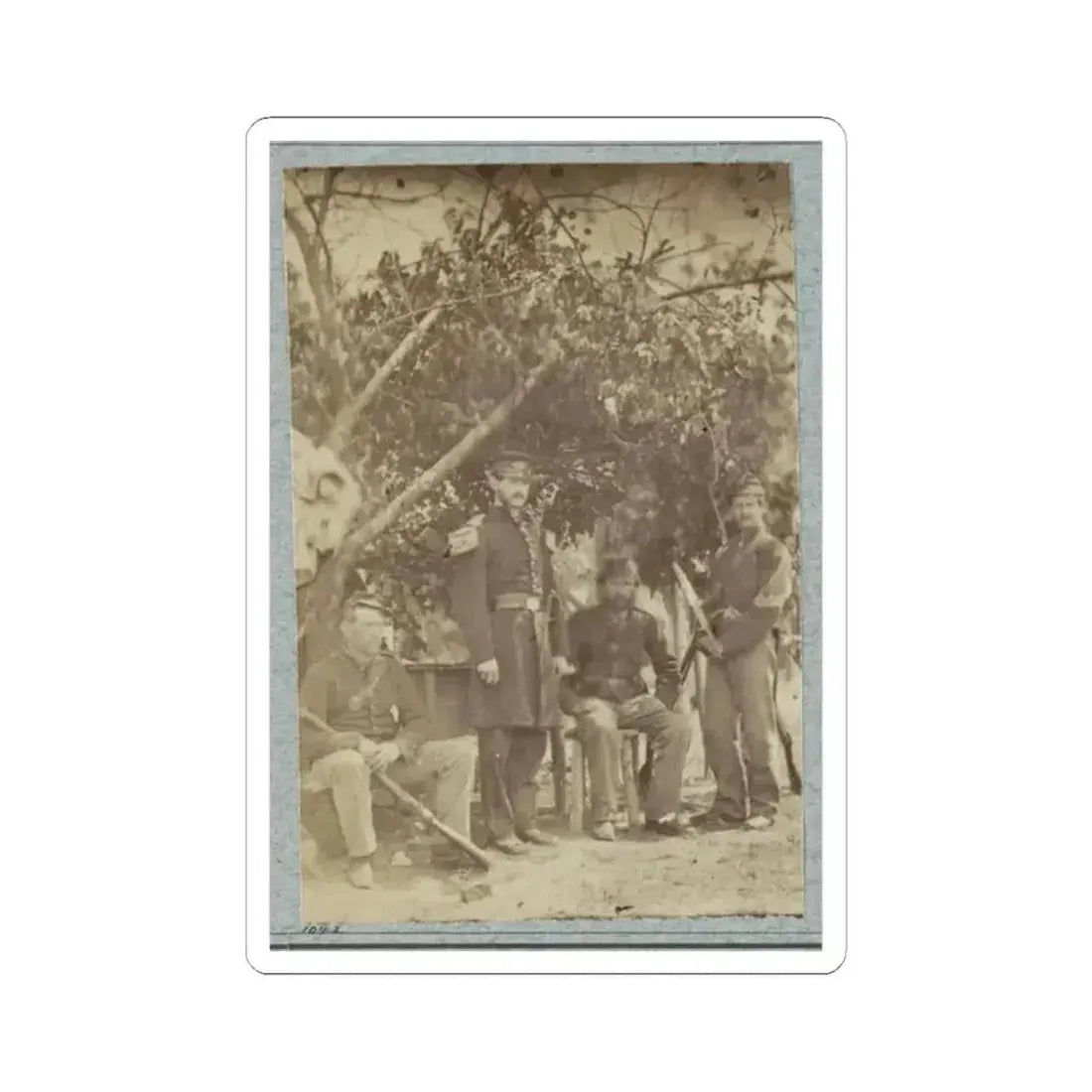 33D New York Infantry (U.S. Civil War) STICKER Vinyl Kiss-Cut Decal 2 Inch White - The Sticker Space