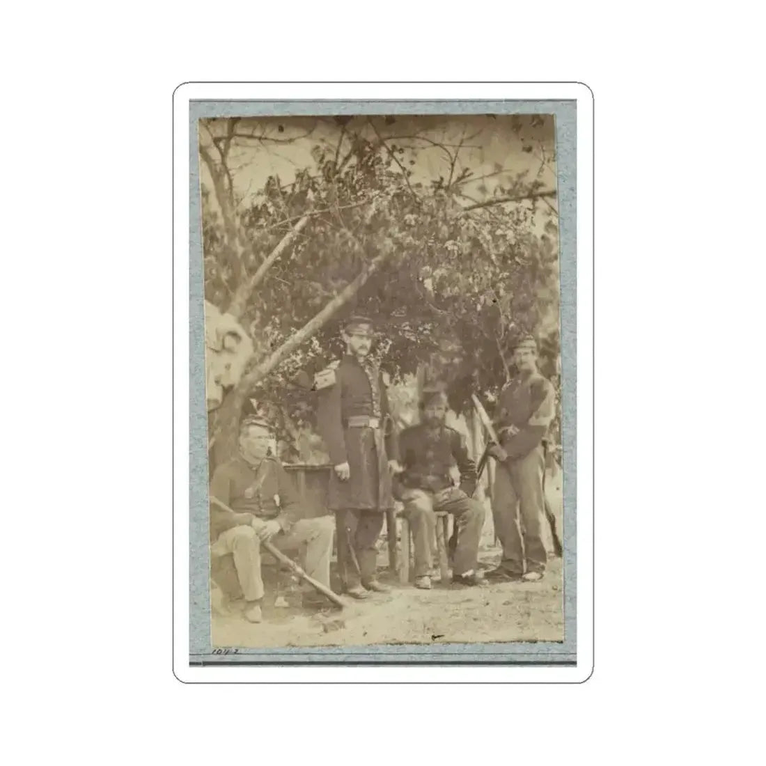 33D New York Infantry (U.S. Civil War) STICKER Vinyl Kiss-Cut Decal 6 Inch White - The Sticker Space