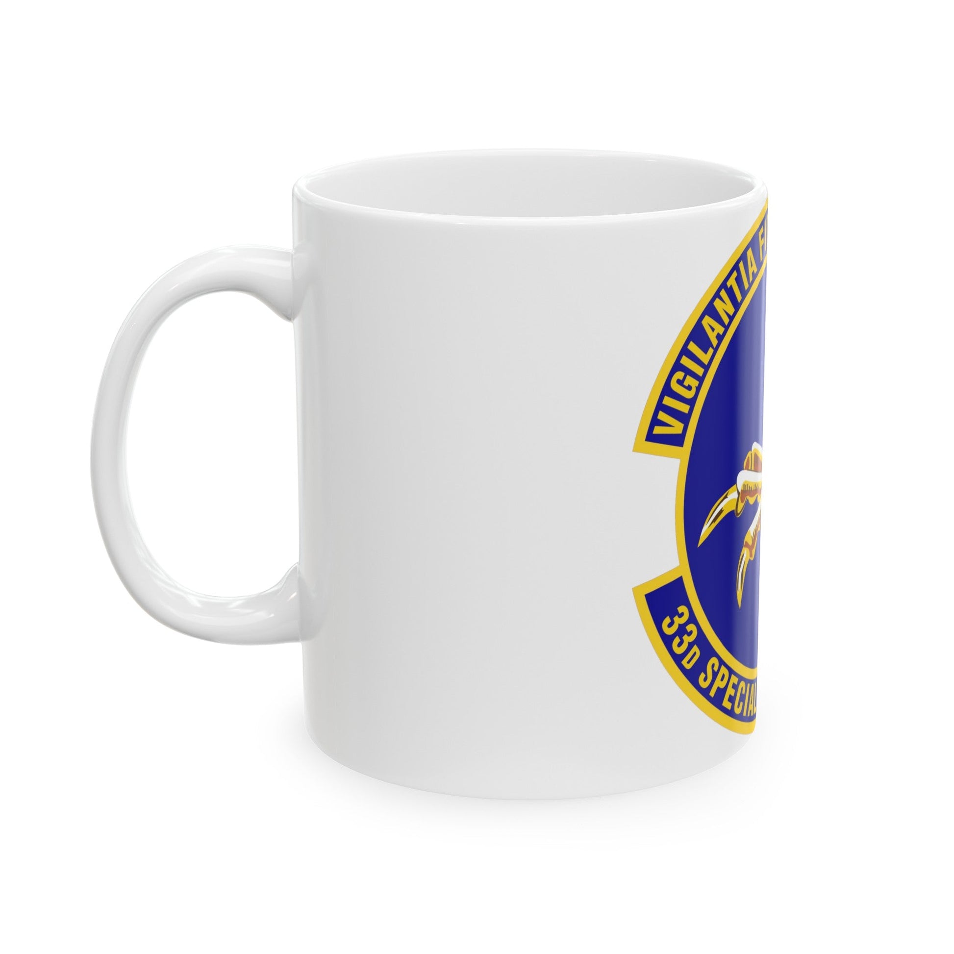 33d Special Operations Squadron (U.S. Air Force) White Coffee Mug-The Sticker Space