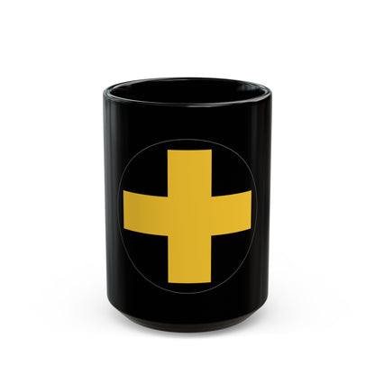 33rd Infantry Division SSI (U.S. Army) Black Coffee Mug-15oz-The Sticker Space