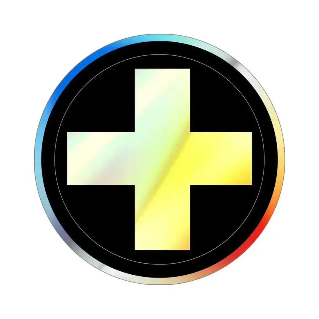 33rd Infantry Division SSI (U.S. Army) Holographic STICKER Die-Cut Vinyl Decal 4 Inch Holographic - The Sticker Space