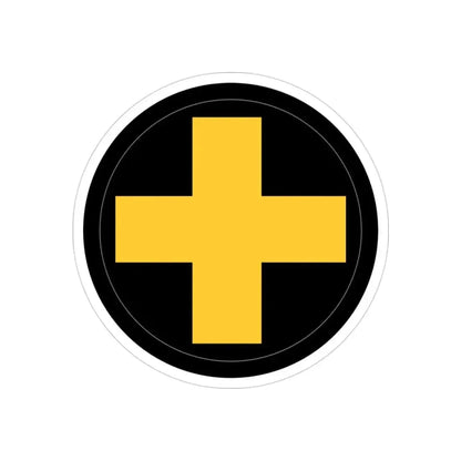 33rd Infantry Division SSI (U.S. Army) REVERSE PRINT Transparent Die-Cut STICKER - The Sticker Space