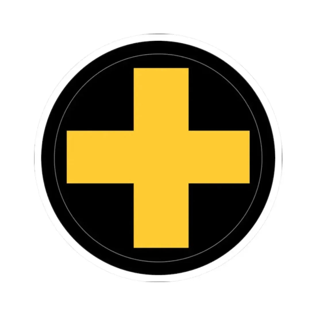 33rd Infantry Division SSI (U.S. Army) STICKER Vinyl Kiss-Cut Decal 2 Inch White - The Sticker Space