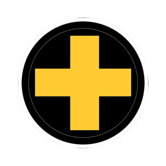 33rd Infantry Division SSI (U.S. Army) STICKER Vinyl Kiss-Cut Decal 2 Inch White - The Sticker Space