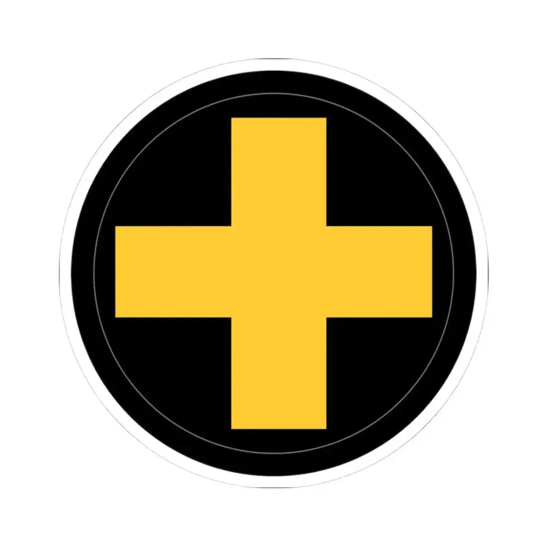 33rd Infantry Division SSI (U.S. Army) STICKER Vinyl Kiss-Cut Decal 3 Inch White - The Sticker Space