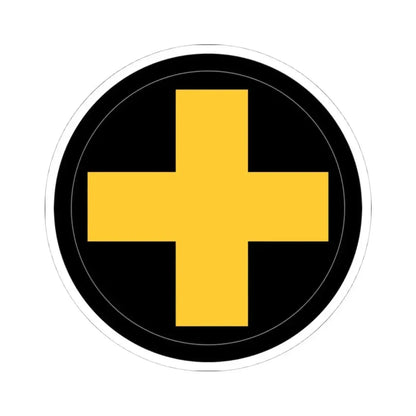 33rd Infantry Division SSI (U.S. Army) STICKER Vinyl Kiss-Cut Decal 4 Inch White - The Sticker Space