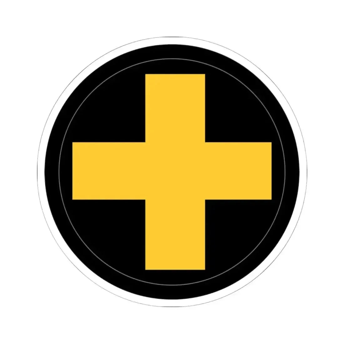 33rd Infantry Division SSI (U.S. Army) STICKER Vinyl Kiss-Cut Decal 6 Inch White - The Sticker Space