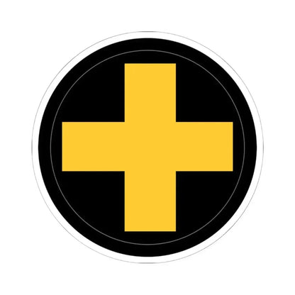 33rd Infantry Division SSI (U.S. Army) STICKER Vinyl Kiss-Cut Decal 6 Inch White - The Sticker Space