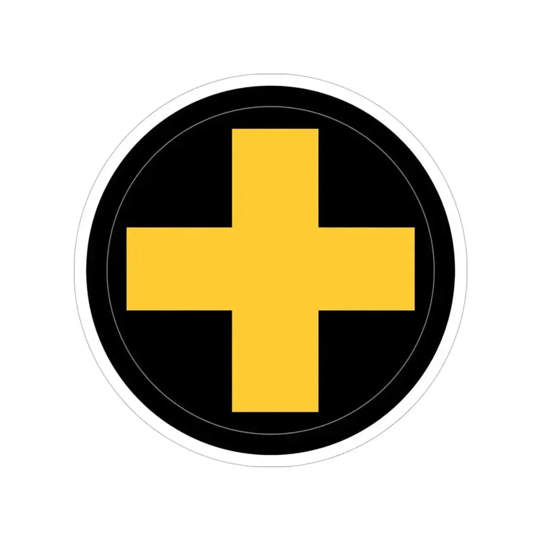 33rd Infantry Division SSI (U.S. Army) Transparent STICKER Die-Cut Vinyl Decal 5 Inch - The Sticker Space
