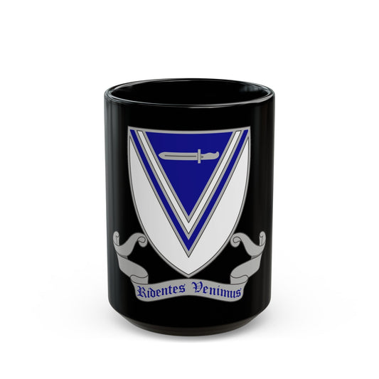 33rd Infantry Regiment 2 (U.S. Army) Black Coffee Mug-15oz-The Sticker Space