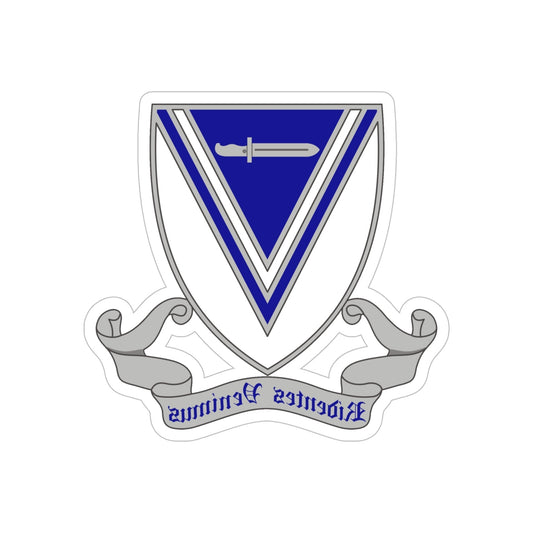 33rd Infantry Regiment 2 (U.S. Army) REVERSE PRINT Transparent STICKER-6 Inch-The Sticker Space