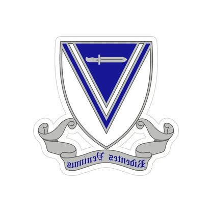33rd Infantry Regiment 2 (U.S. Army) REVERSE PRINT Transparent Die-Cut STICKER - The Sticker Space