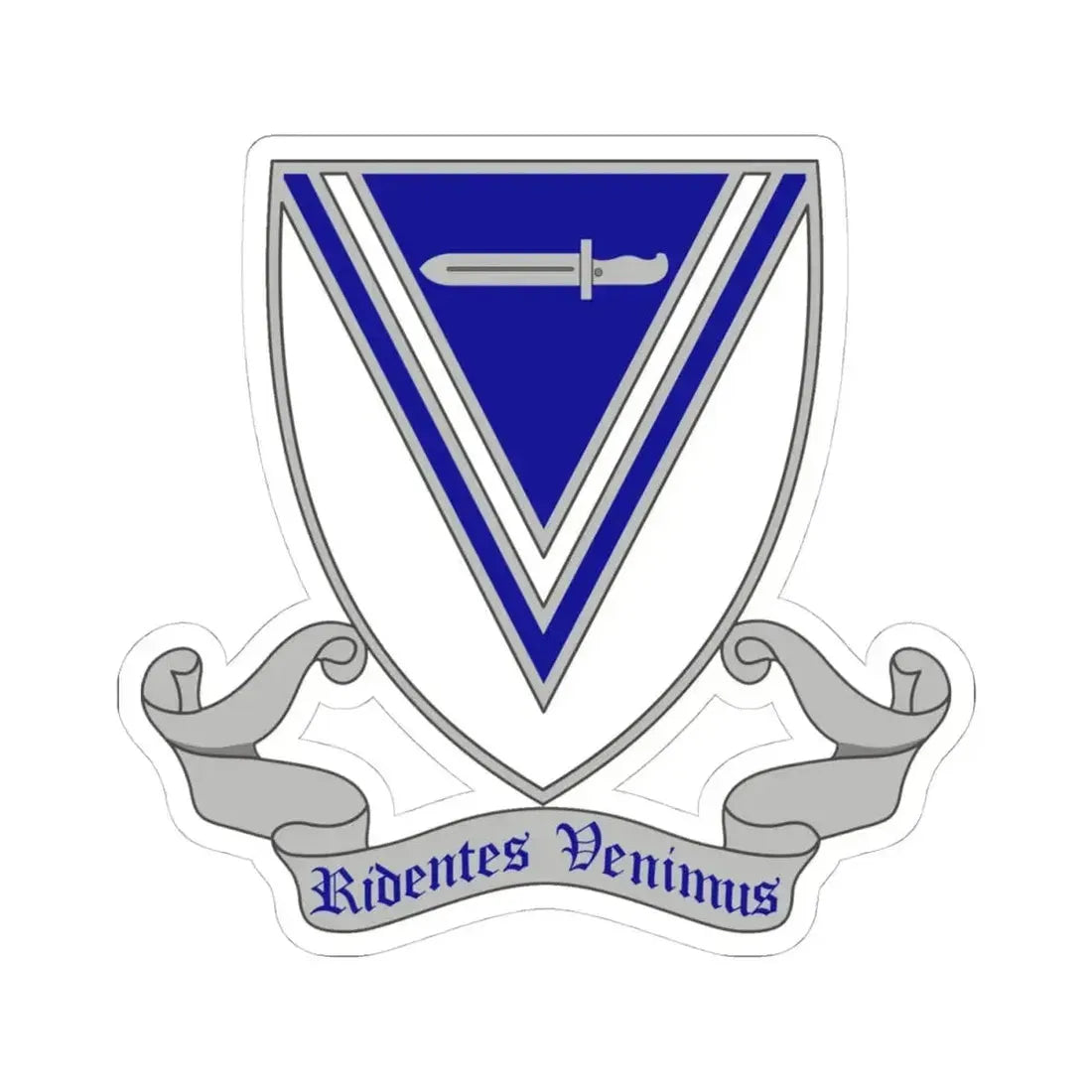 33rd Infantry Regiment 2 (U.S. Army) STICKER Vinyl Kiss-Cut Decal 4 Inch White - The Sticker Space