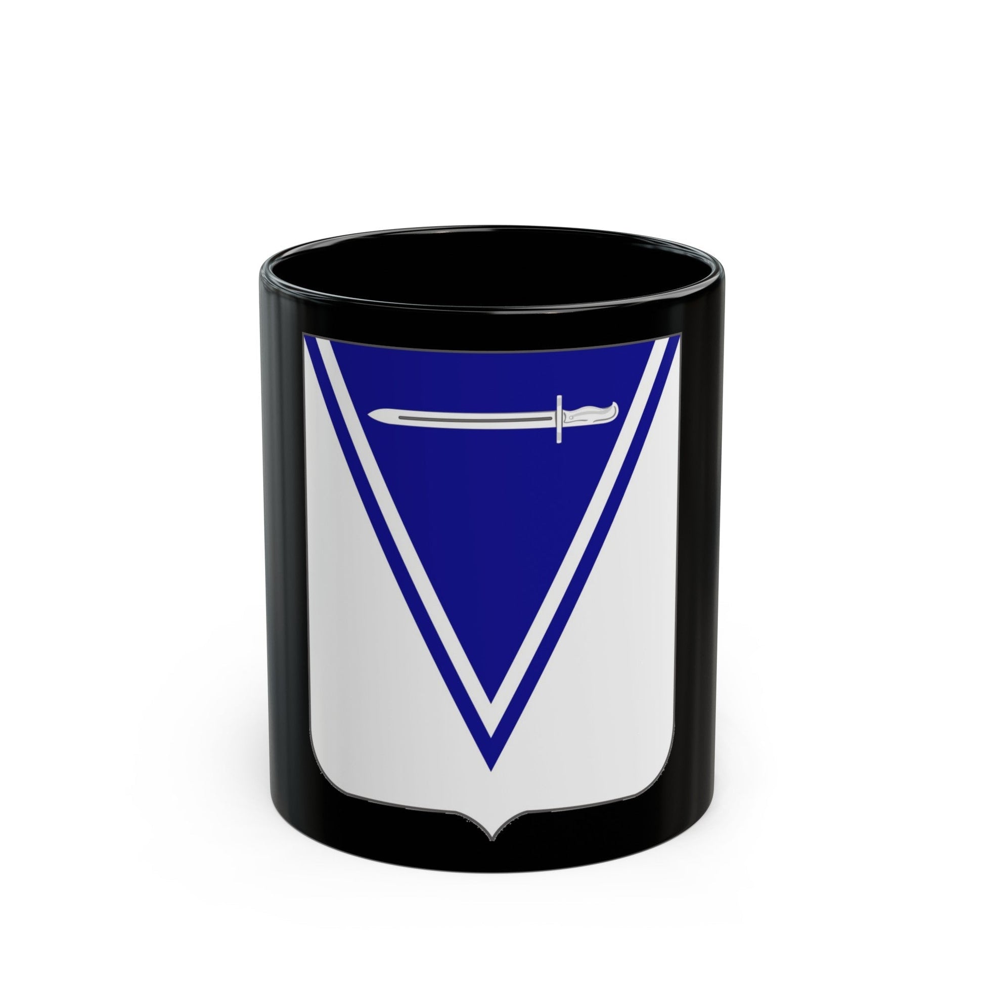 33rd Infantry Regiment (U.S. Army) Black Coffee Mug-11oz-The Sticker Space