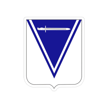 33rd Infantry Regiment (U.S. Army) REVERSE PRINT Transparent STICKER-2" × 2"-The Sticker Space