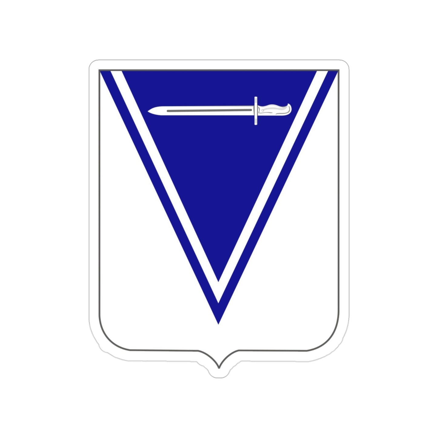 33rd Infantry Regiment (U.S. Army) Transparent STICKER Die-Cut Vinyl Decal-3 Inch-The Sticker Space