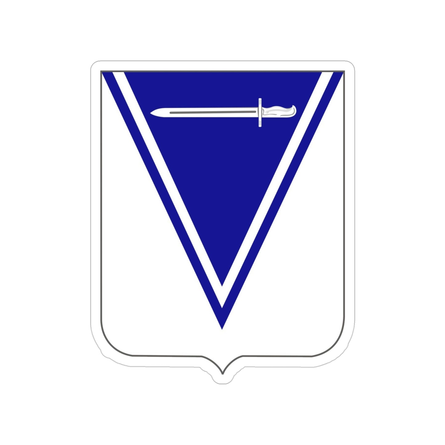 33rd Infantry Regiment (U.S. Army) Transparent STICKER Die-Cut Vinyl Decal-4 Inch-The Sticker Space