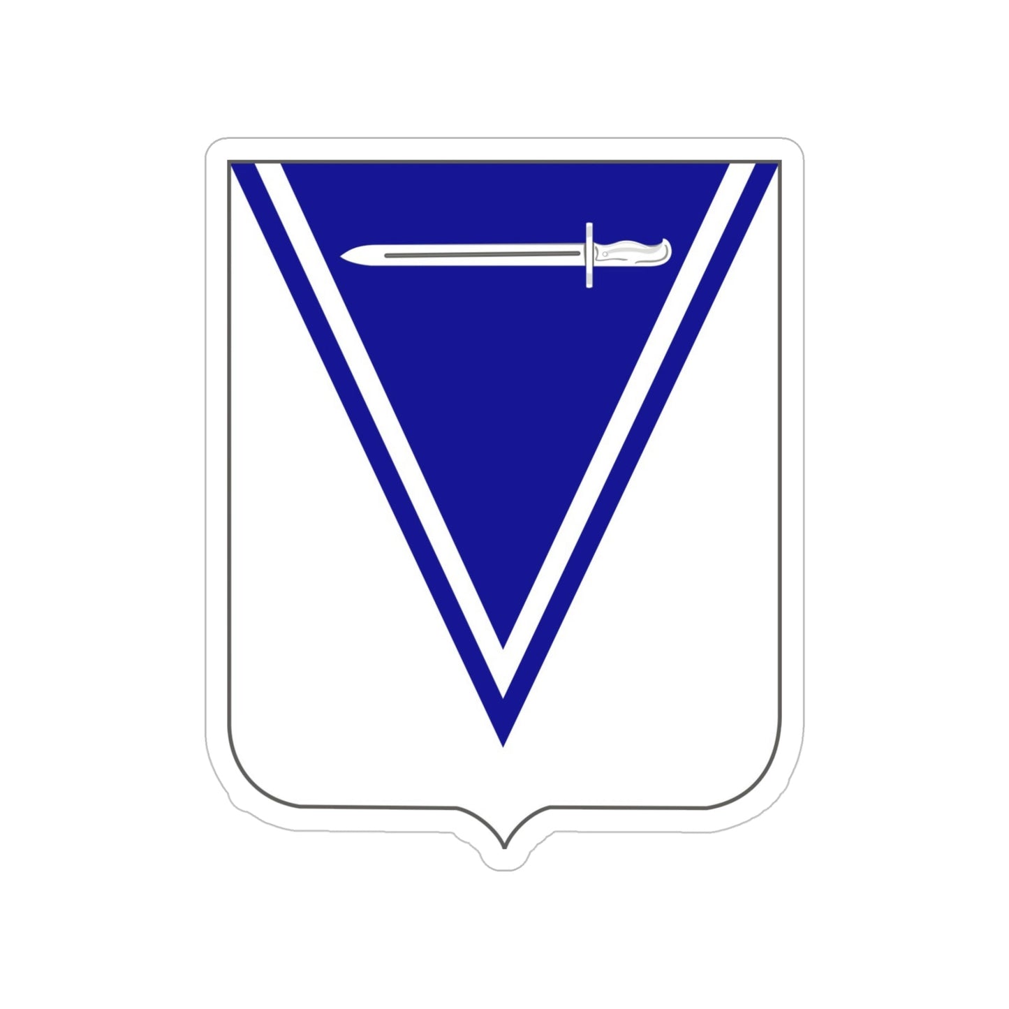 33rd Infantry Regiment (U.S. Army) Transparent STICKER Die-Cut Vinyl Decal-5 Inch-The Sticker Space