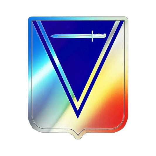 33rd Infantry Regiment (U.S. Army) Holographic STICKER Die-Cut Vinyl Decal 6 Inch Holographic - The Sticker Space