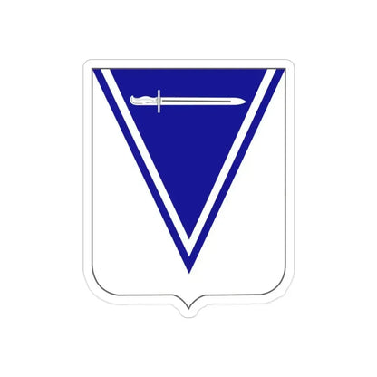 33rd Infantry Regiment (U.S. Army) REVERSE PRINT Transparent Die-Cut STICKER 2 Inch Die-Cut Transparent - The Sticker Space