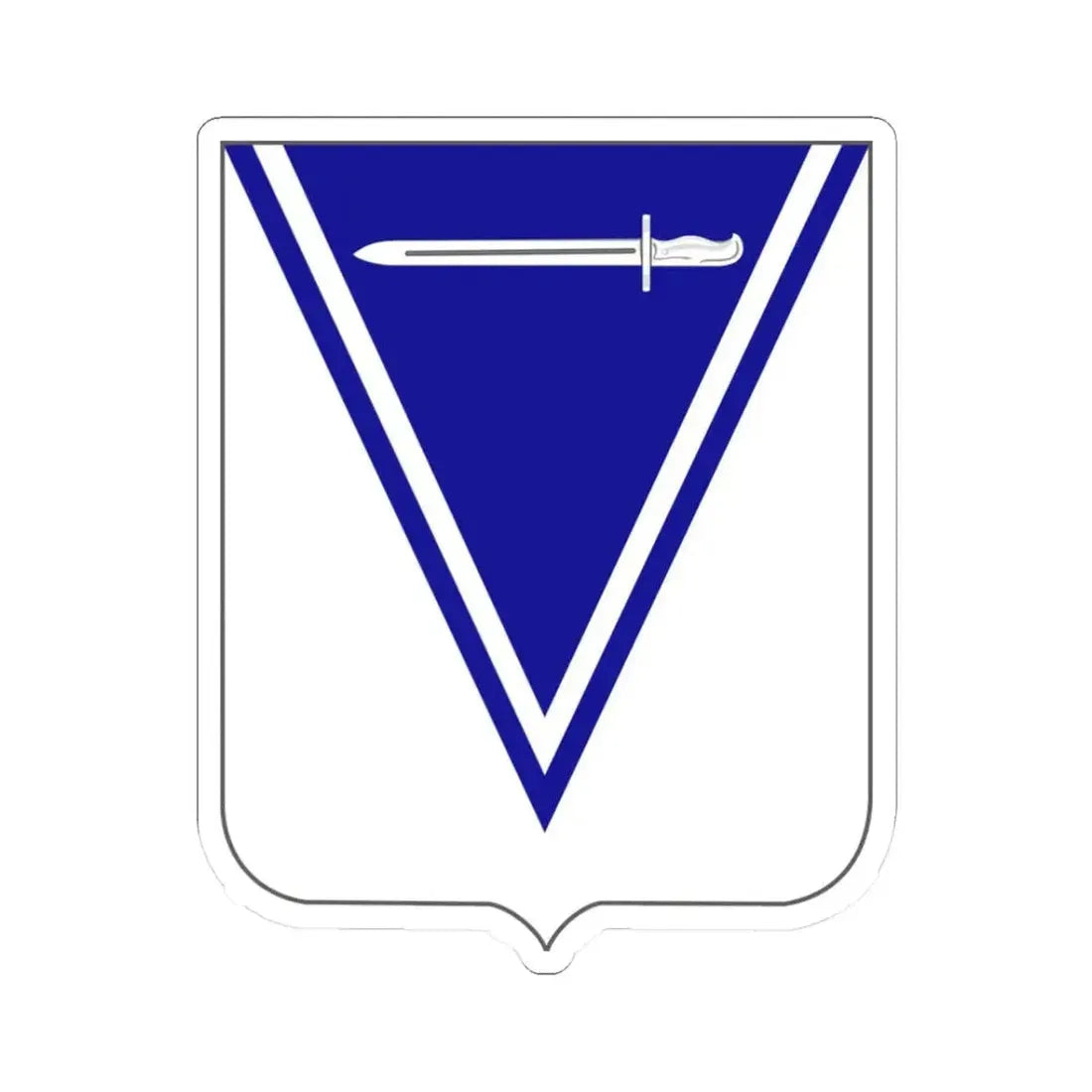 33rd Infantry Regiment (U.S. Army) STICKER Vinyl Kiss-Cut Decal 3 Inch White - The Sticker Space