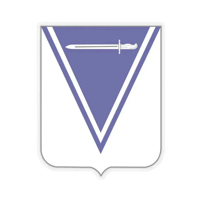 33rd Infantry Regiment (U.S. Army) STICKER Vinyl Kiss-Cut Decal 4 Inch Transparent - The Sticker Space