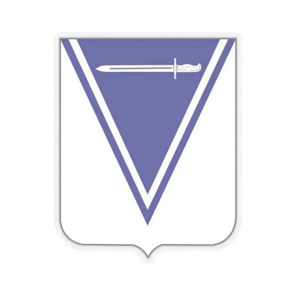 33rd Infantry Regiment (U.S. Army) STICKER Vinyl Kiss-Cut Decal 6 Inch Transparent - The Sticker Space