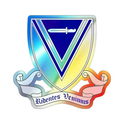 33rd Infantry Regiment v2 (U.S. Army) Holographic STICKER Die-Cut Vinyl Decal 2 Inch Holographic - The Sticker Space