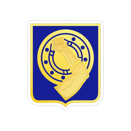 34 Armor Regiment (U.S. Army) REVERSE PRINT Transparent Die-Cut STICKER 6 Inch Die-Cut Transparent - The Sticker Space