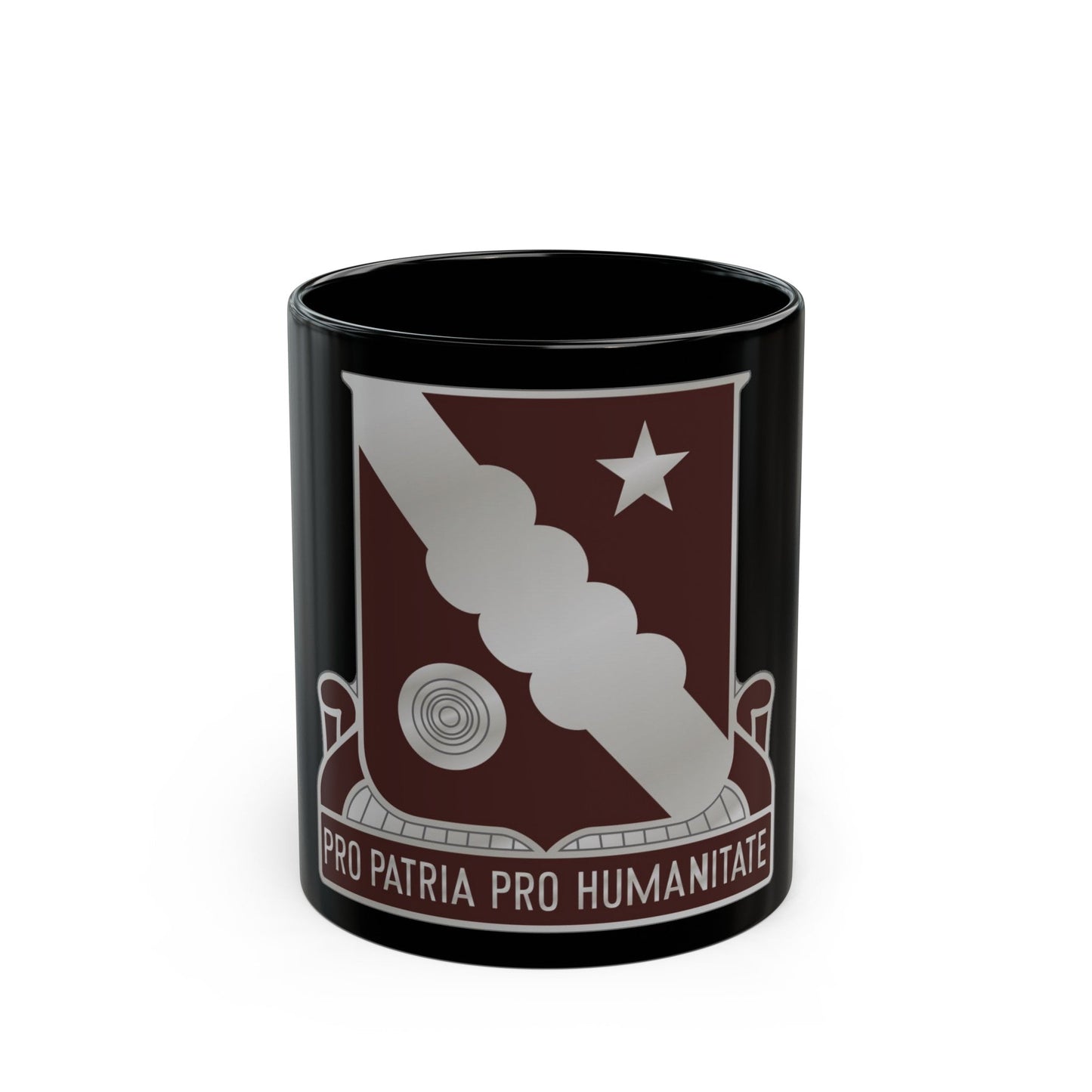 34 Medical Battalion (U.S. Army) Black Coffee Mug-11oz-The Sticker Space