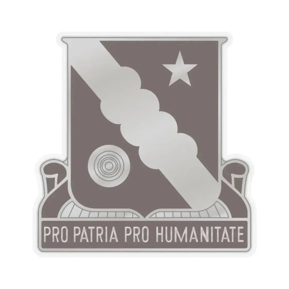 34 Medical Battalion (U.S. Army) STICKER Vinyl Kiss-Cut Decal 3 Inch Transparent - The Sticker Space