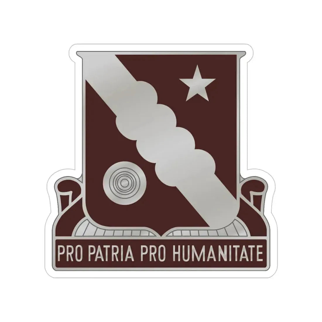 34 Medical Battalion (U.S. Army) Transparent STICKER Die-Cut Vinyl Decal - The Sticker Space