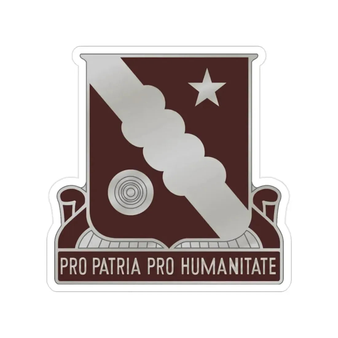 34 Medical Battalion (U.S. Army) Transparent STICKER Die-Cut Vinyl Decal - The Sticker Space