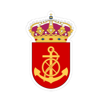 34. underhållsdivisionen vapen (Sweden) (Coat of Arms) STICKER Vinyl Kiss-Cut Decal 4 Inch White - The Sticker Space