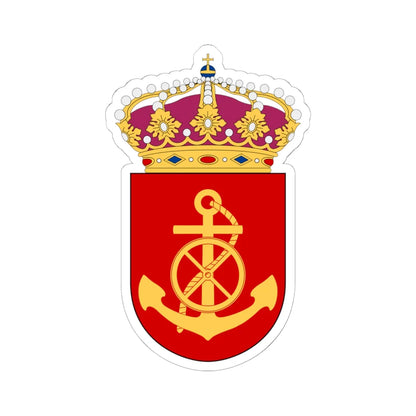 34. underhållsdivisionen vapen (Sweden) (Coat of Arms) STICKER Vinyl Kiss-Cut Decal 6 Inch White - The Sticker Space