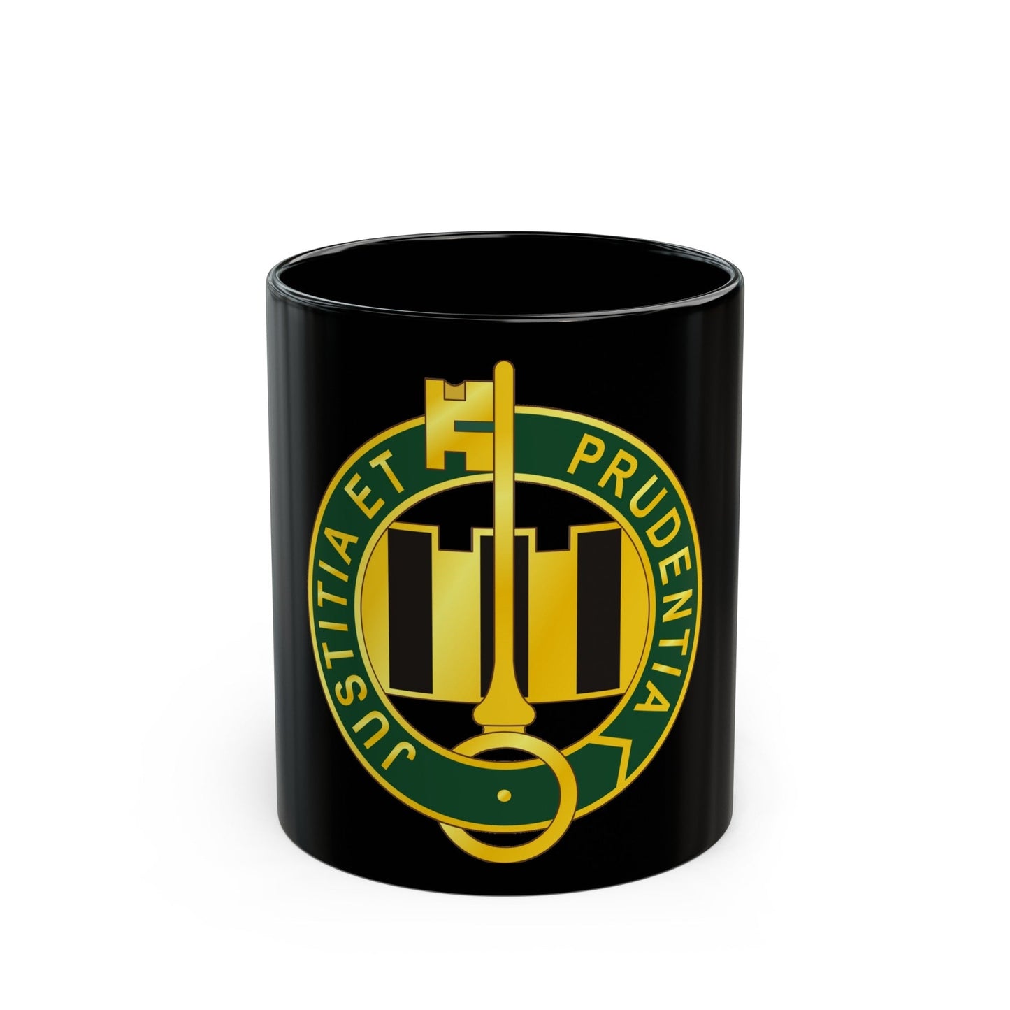 340 Military Police Battalion (U.S. Army) Black Coffee Mug-11oz-The Sticker Space