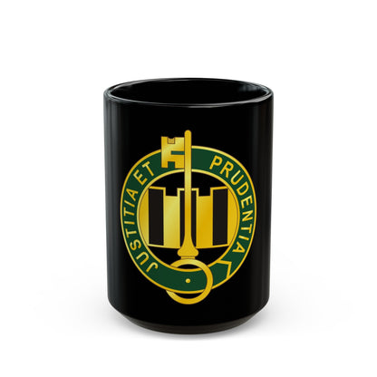 340 Military Police Battalion (U.S. Army) Black Coffee Mug-15oz-The Sticker Space