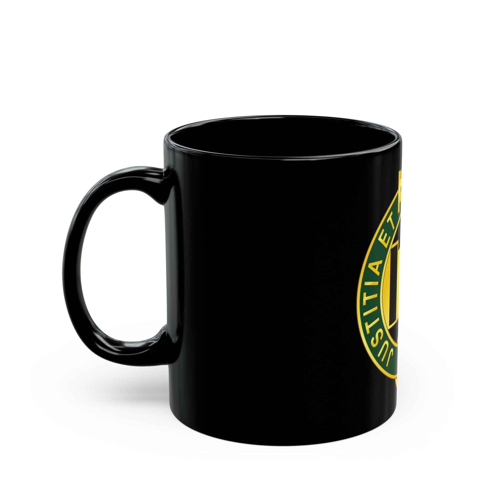 340 Military Police Battalion (U.S. Army) Black Coffee Mug-The Sticker Space