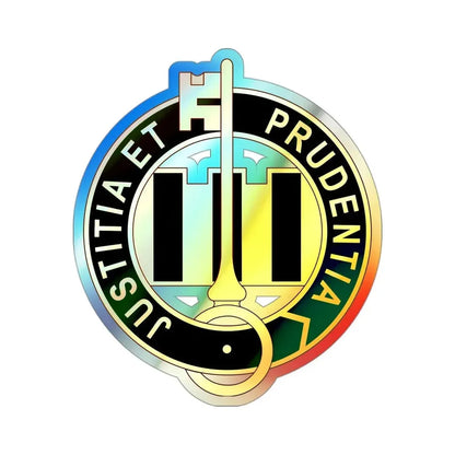 340 Military Police Battalion (U.S. Army) Holographic STICKER Die-Cut Vinyl Decal - The Sticker Space