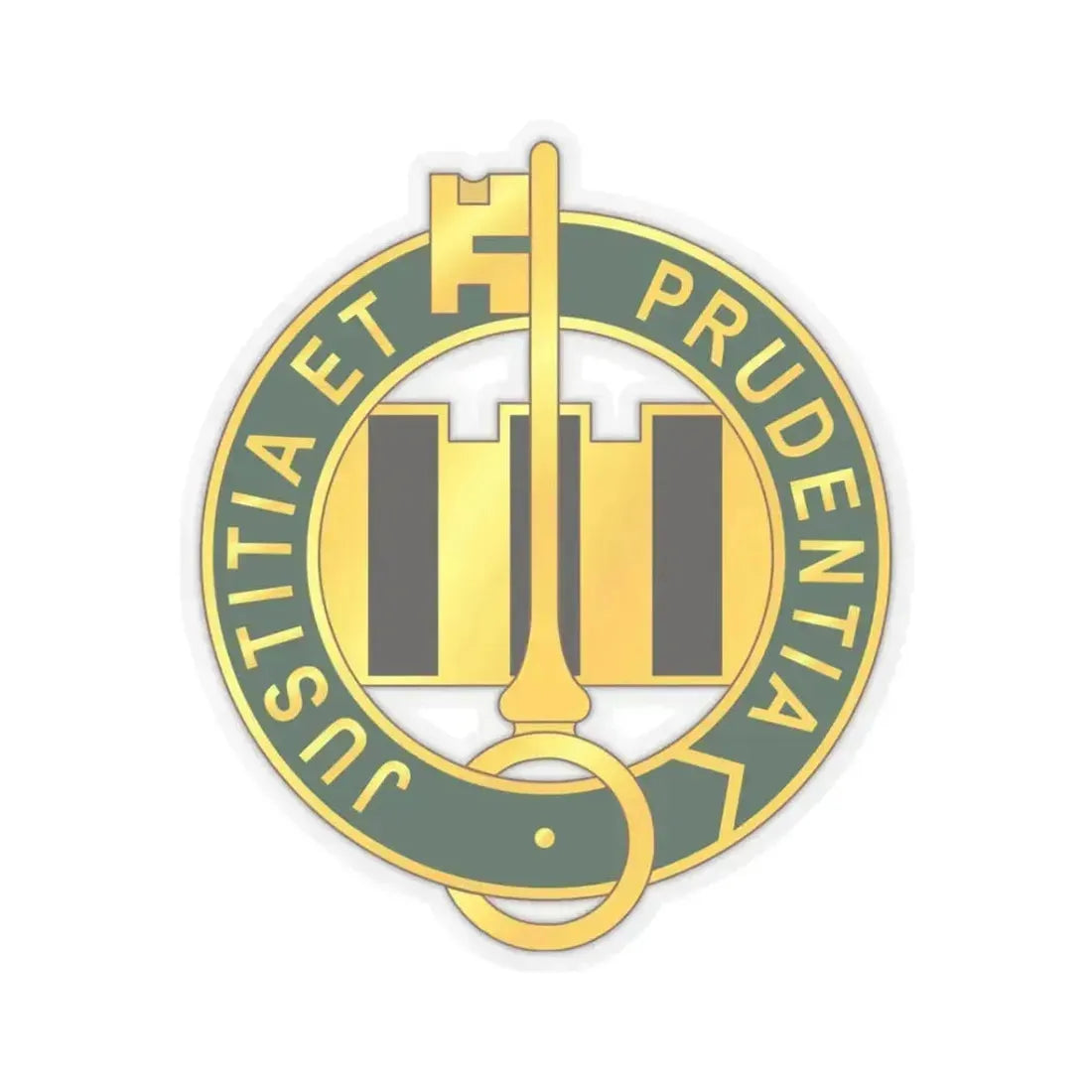 340 Military Police Battalion (U.S. Army) STICKER Vinyl Kiss-Cut Decal 3 Inch Transparent - The Sticker Space