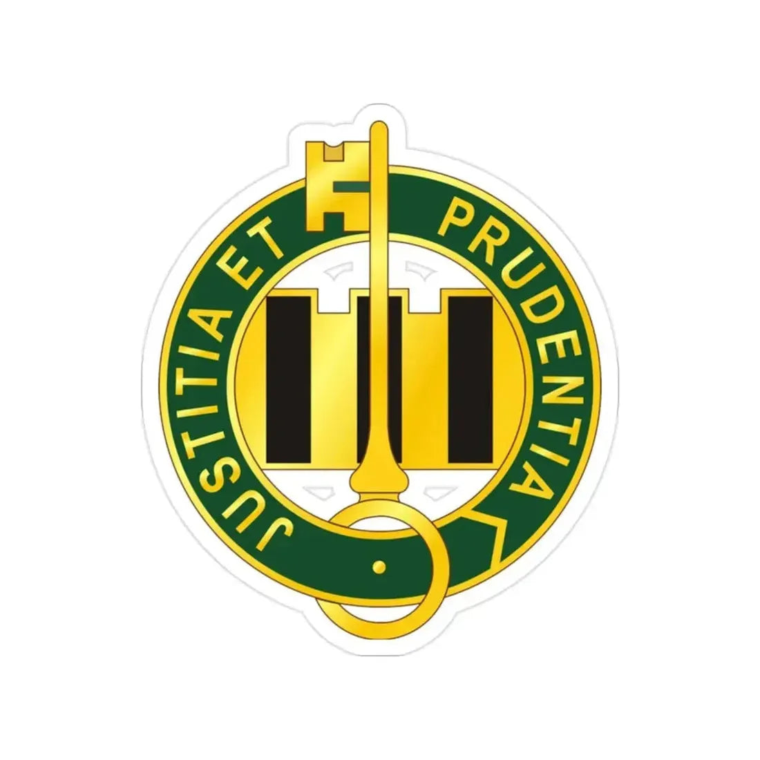 340 Military Police Battalion (U.S. Army) Transparent STICKER Die-Cut Vinyl Decal 2 Inch - The Sticker Space