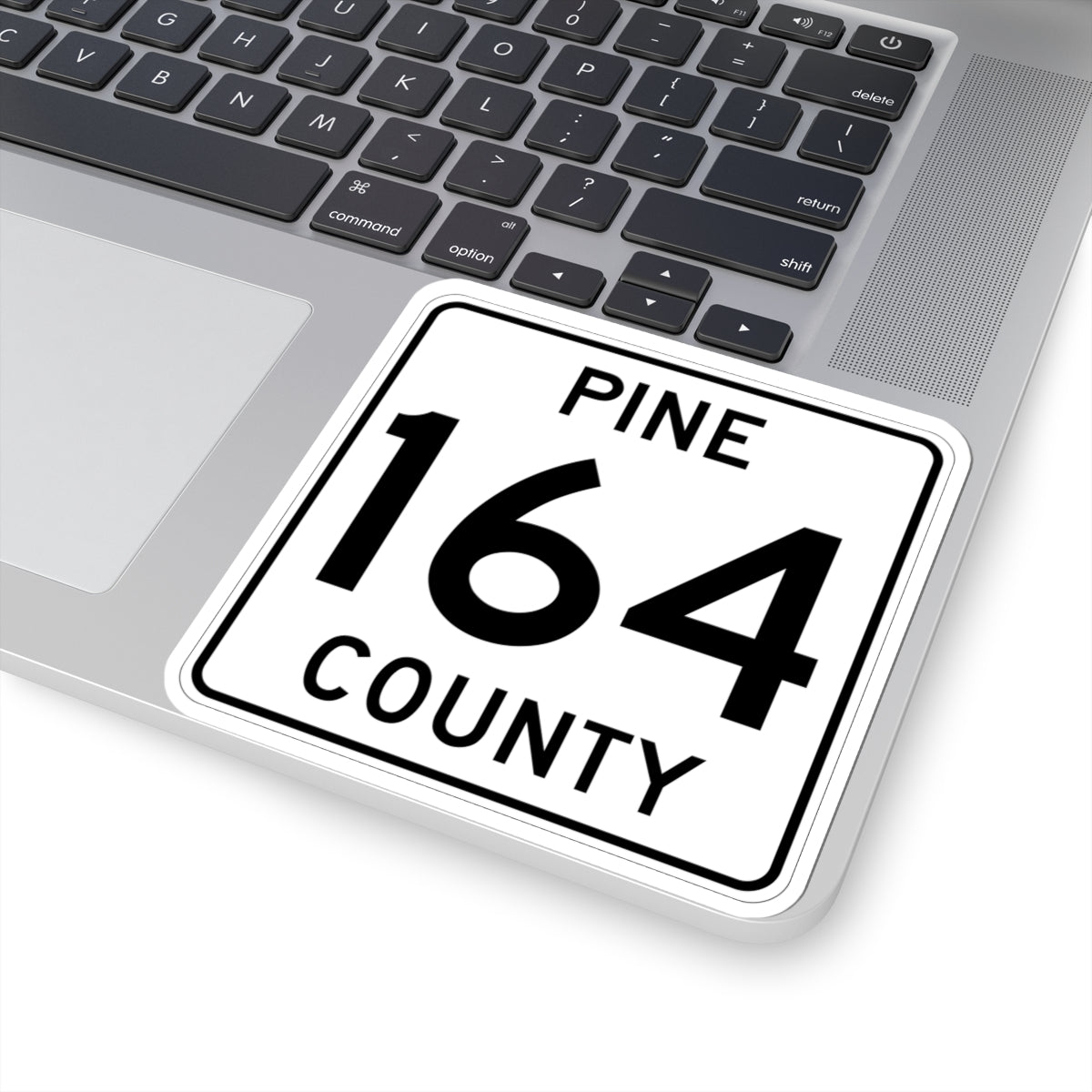 Pine County Route 164 MN (Minnesota) (Road Sign) STICKER Vinyl Kiss-Cut Decal
