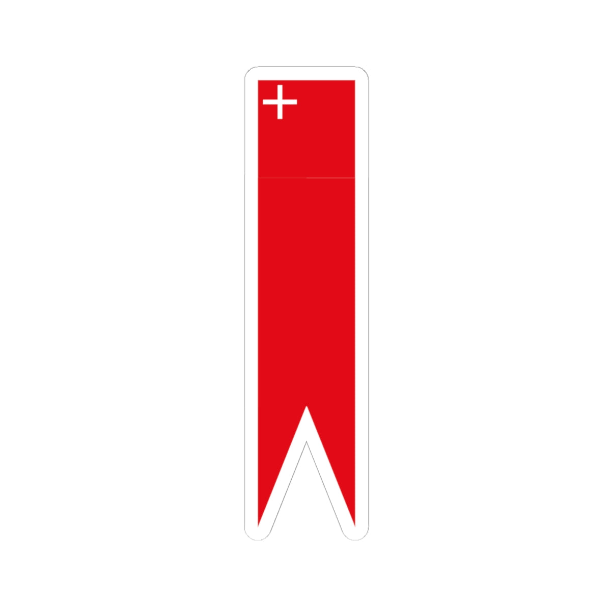 SZ Oriflamme (Switzerland) STICKER Vinyl Kiss-Cut Decal