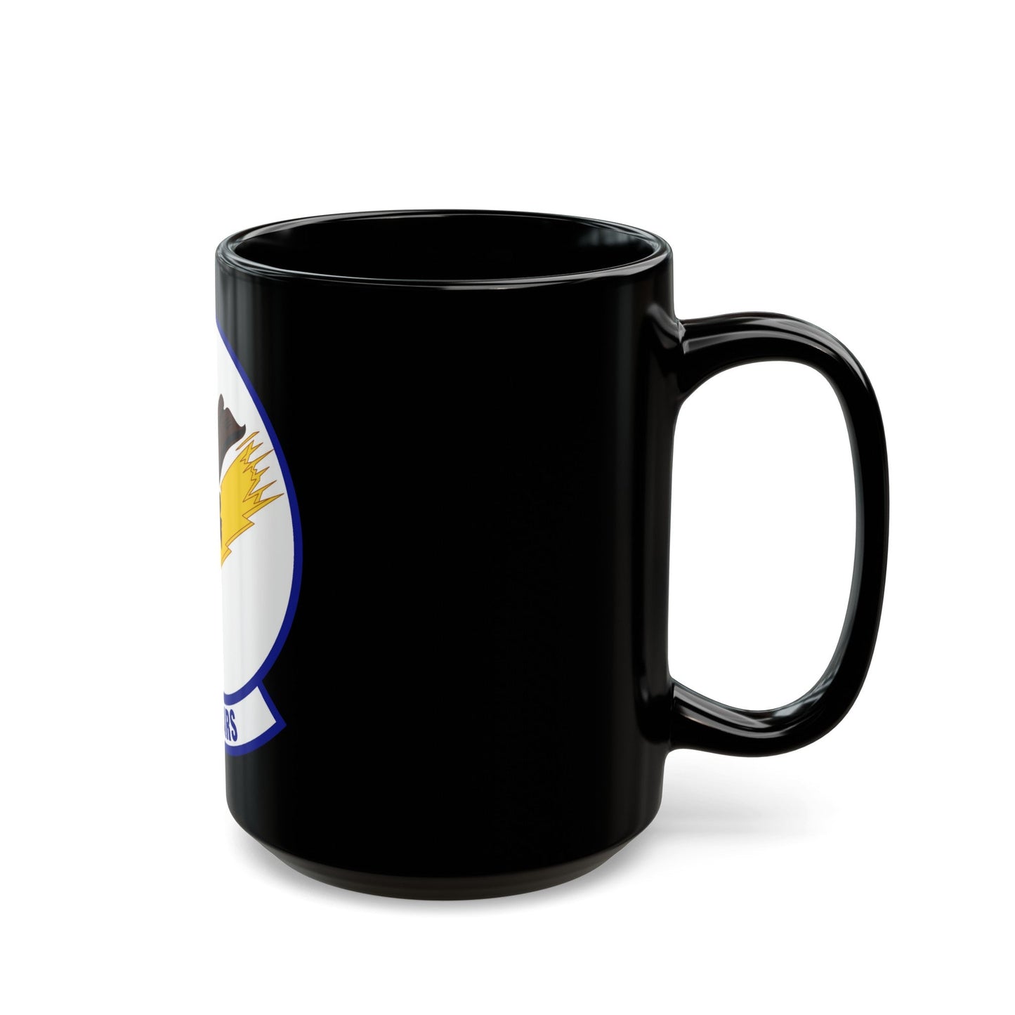 340th Expeditionary Air Refueling Squadron (U.S. Air Force) Black Coffee Mug-The Sticker Space