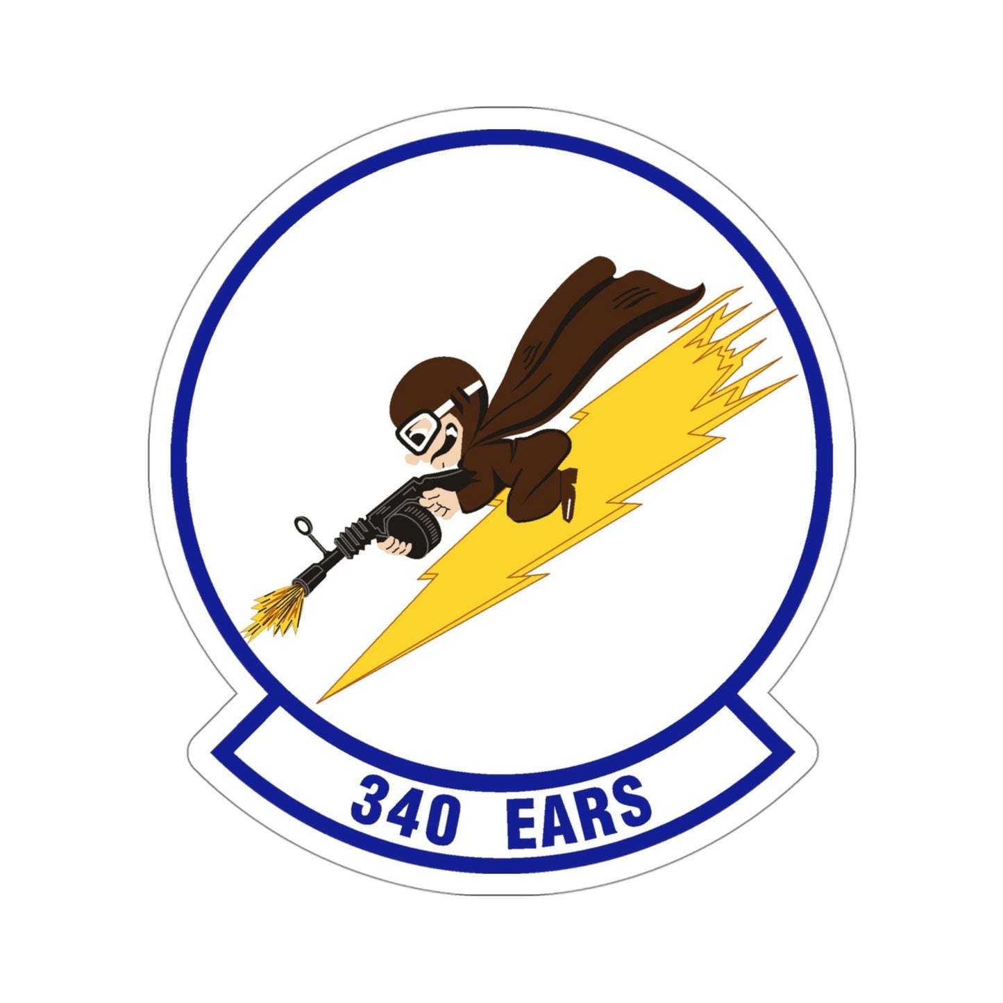 340th Expeditionary Air Refueling Squadron (U.S. Air Force) STICKER Vinyl Die-Cut Decal-4 Inch-The Sticker Space