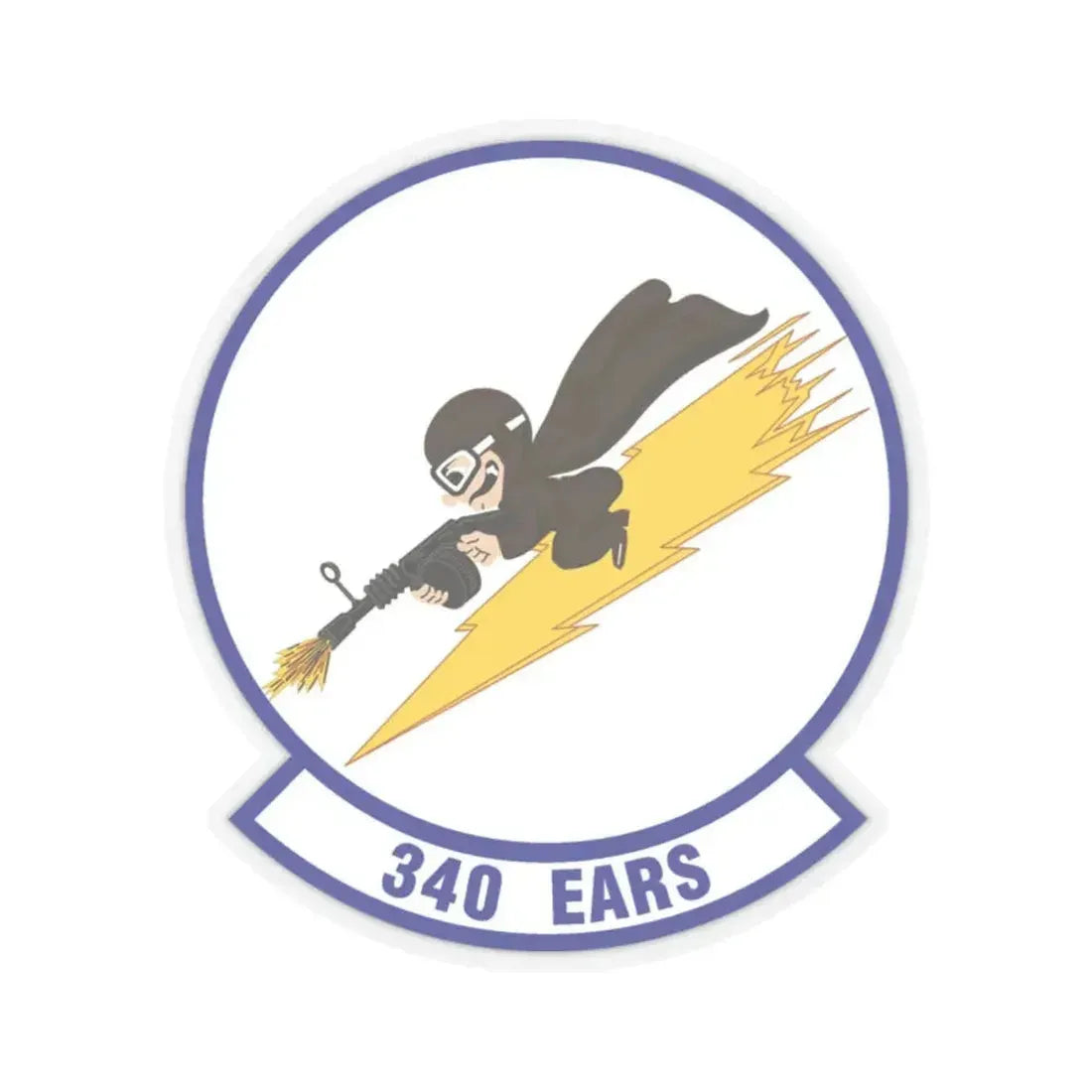 340th Expeditionary Air Refueling Squadron (U.S. Air Force) STICKER Vinyl Kiss-Cut Decal 2 Inch Transparent - The Sticker Space