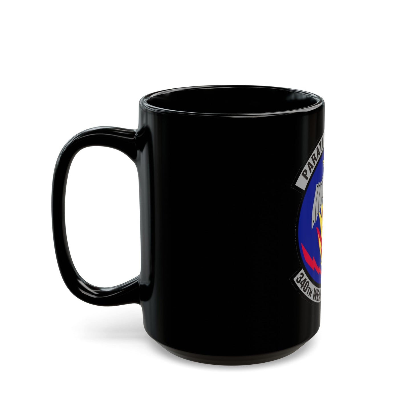 340th Weapons Squadron (U.S. Air Force) Black Coffee Mug-The Sticker Space